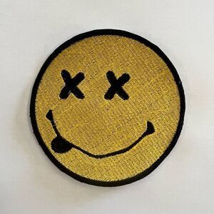 Smiley Embroidered Patch 